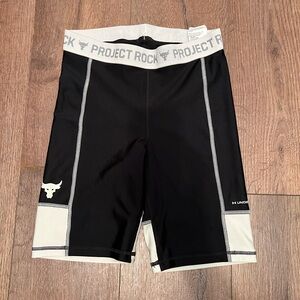 Under Armour Project Rock Black and Gray Shorts